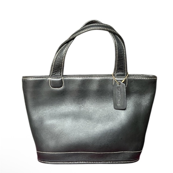 Coach Handbags - Vintage Coach Bleecker Mini Tote aka the Bleecker Small Basket Bag, #9301